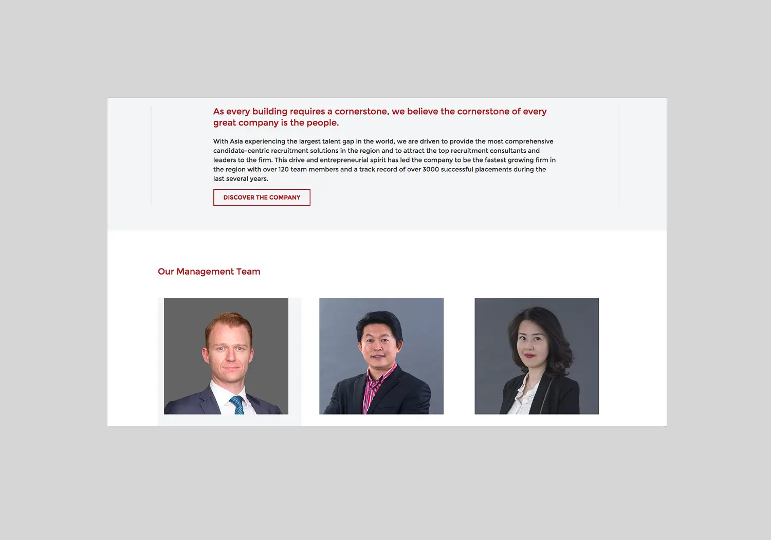 Project work image for CGP Talent : Professional Branding