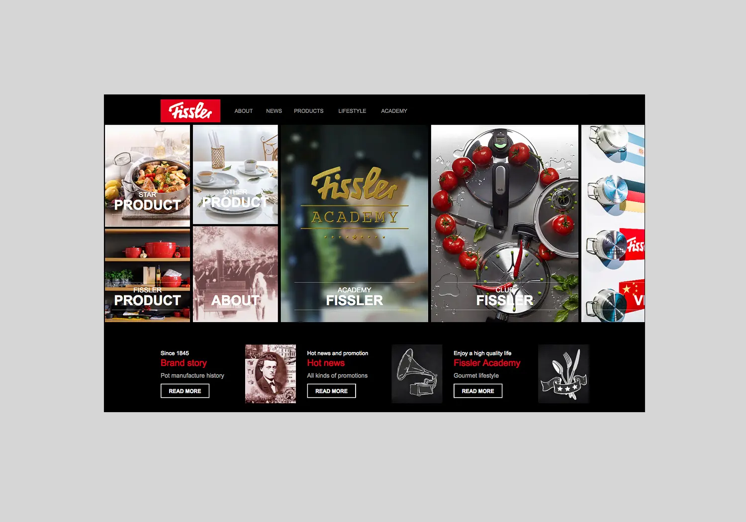 Project work image for Fissler : Magazine Style Intro