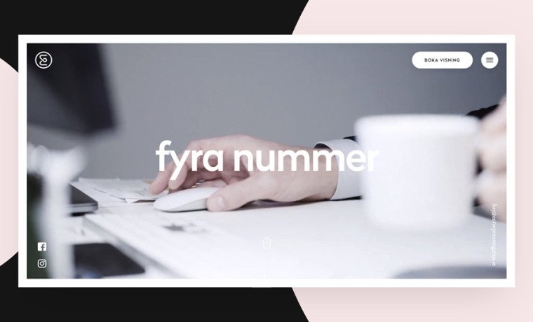 Minimalistic Co-working Space Website