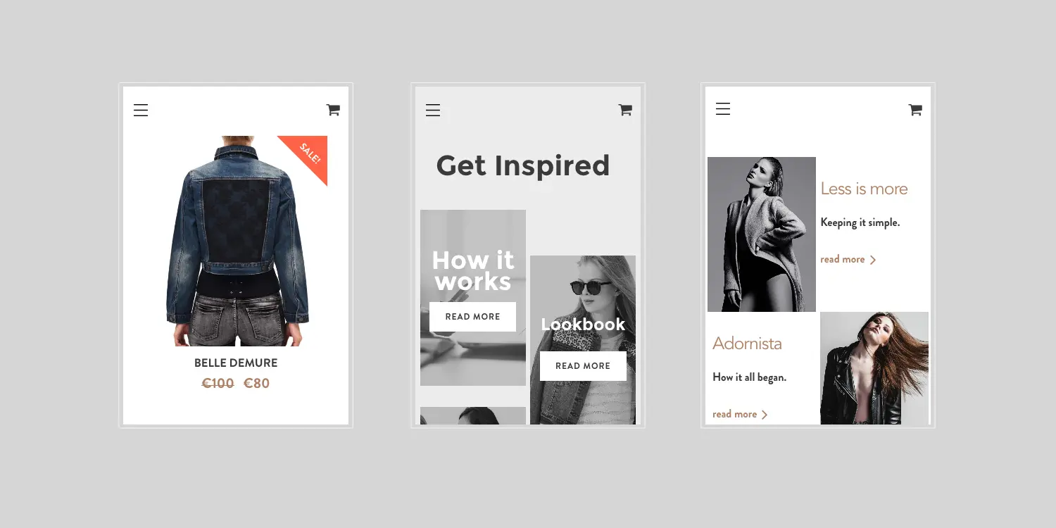 Project work image for Adornista : Custom or Regular Products