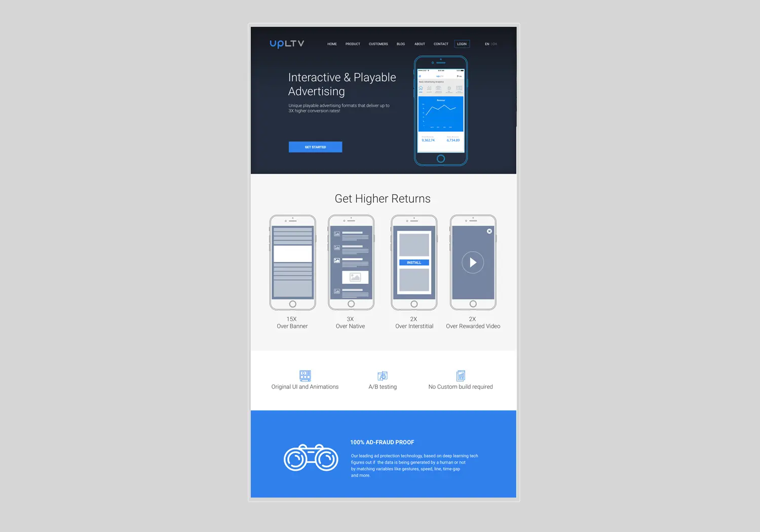 Project work image for UPLTV : Illustrations & UI